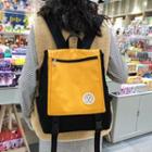 Two-tone Cotton Backpack