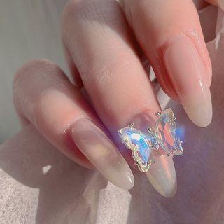 Bow Faux Crystal Nail Art Decoration
