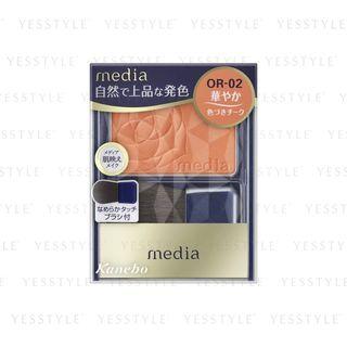 Kanebo - Media Bright Up Cheek N (#or-02) 3g