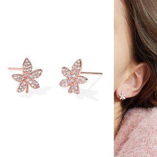 Maple Leaf Stud Earring