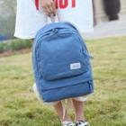 Canvas Zip Backpack With Pouch