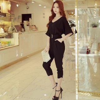 Buckled Ruched Playsuit