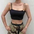Chain Strap Cropped Top