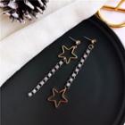 Asymmetric Star Long Ear Stud As Shown In Figure - One Size