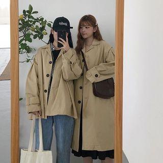 Single Breasted Trench Jacket / Coat