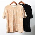 Short-sleeve Ruched T-shirt