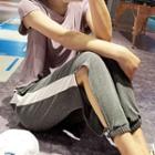 Sport Cut Out Sweatpants
