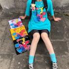 Set: Bear Print Loose-fit T-shirt + Shorts