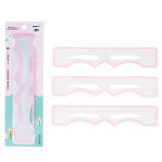Silicone Eyebrow Stencil As Shown In Figure - One Size
