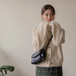 Woolen Knit Colored Cardigan