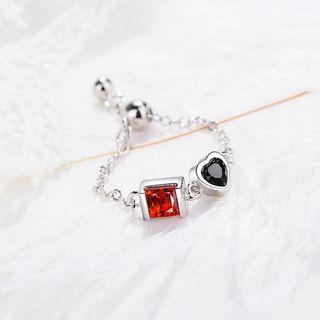 Cz Adjustable Ring