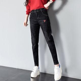 Embellished Slim-fit Jeans