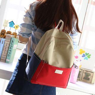 Contrast Stitching Backpack