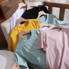 Couple Matching Short-sleeve Plain T-shirt (various Designs)