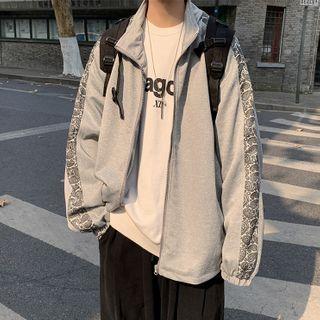 Paisley Panel Zipped Jacket