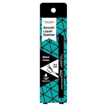 Tina S Dresser - Smooth Liquid Eyeliner 0.5mm Black 1 Pc