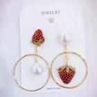 Strawberry Non-matching Drop Earring
