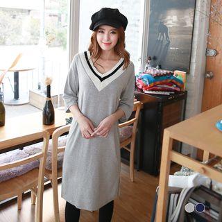 Striped Sweatshirt Dress