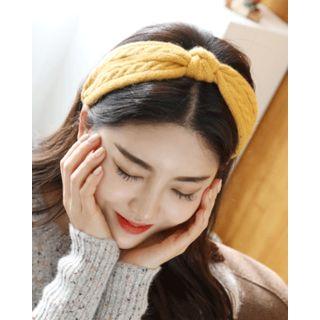 Knotted Cable-knit Hair Band