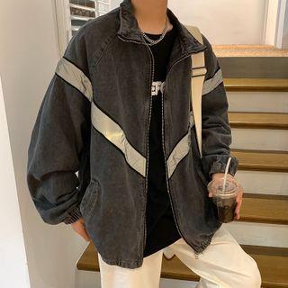 Reflexive Panel Denim Jacket