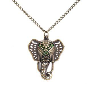 Fragrance Sachet Elephant Pendant Necklace