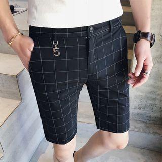 Plaid Dress Shorts