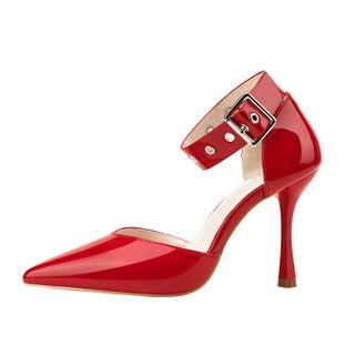 High-heel Patent Sandals