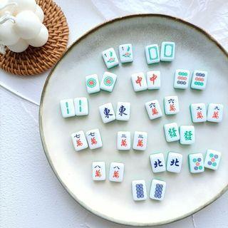 Mahjong Stud Earring / Clip-on Earring