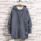 Applique Hooded Sweater