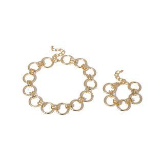 Set: Hoop Necklace + Bracelet