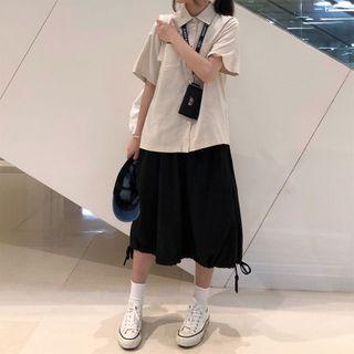 Short-sleeve Shirt As Shown In Figure - One Size