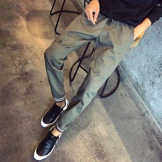 Drawstring Cargo Pants
