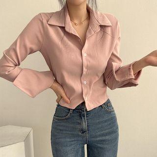 Long Sleeve Crop Shirt