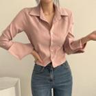Long Sleeve Crop Shirt