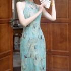 Halter Sheer Dress