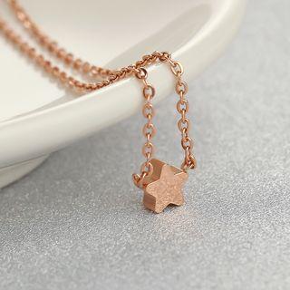 18k Gold Rhinestone Necklace