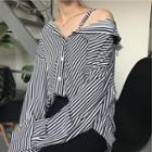 Striped Oversized Blouse