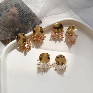 Alloy Disc & Bead Fringed Earring