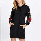 Hooded A-line Pullover Dress