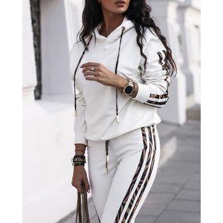 Set: Striped Side Hoodie + Pants