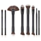 Set Of 8: Makeup Brush Set Of 8 - T-08072 - Black - One Size