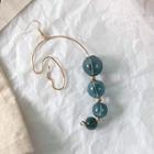 Bead & Wirework Dangle Earring One Piece - As Shown In Figure - One Size