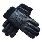 Faux Leather Touch Screen Gloves