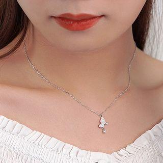 Sterling Silver Butterfly Necklace