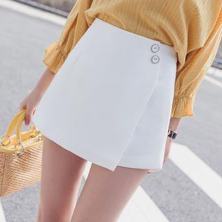 Wrapped A-line Skort