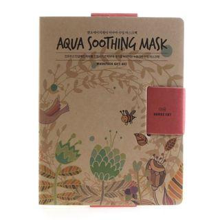 No:hj - Aqua Soothing Mask Pack Set Horse Fat 10pcs