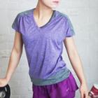 Short Sleeve Two Tone Quick Dry T-shirt