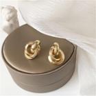 Ring Drop Sterling Silver Ear Stud Ear Stud - 1 Pair - Gold - One Size