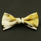 Faux-leather Bow Tie Ja60 - One Size