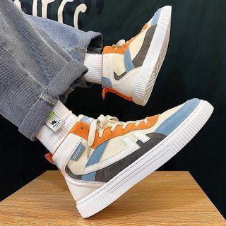 Color Block Lace-up Sneakers (various Designs)